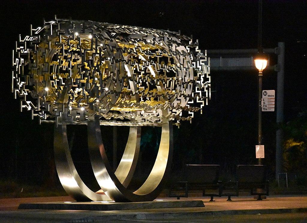 Freedom Sculpture (based on the Cyrus Cylinder), 2017, Beverly Hills, CA