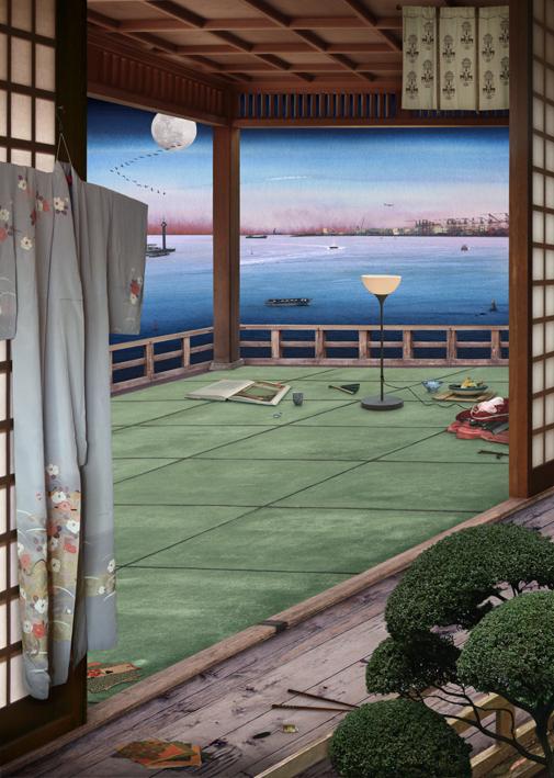 Tokyo Story 4: Interior (after Hiroshige), 2011, Emily Allchurch
