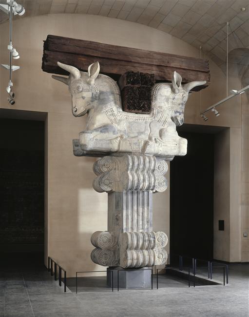Capital of a column from the Apadana, cr. 510 BC, Palace of Darius I, Susa, Persia, now Iran