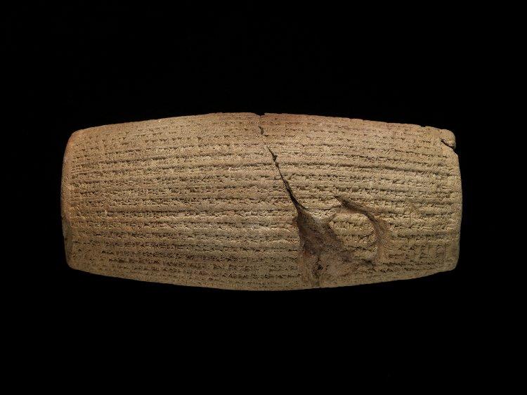 The Cyrus Cylinder, after 539BC, Babylon (now Amran, modern Yemen)