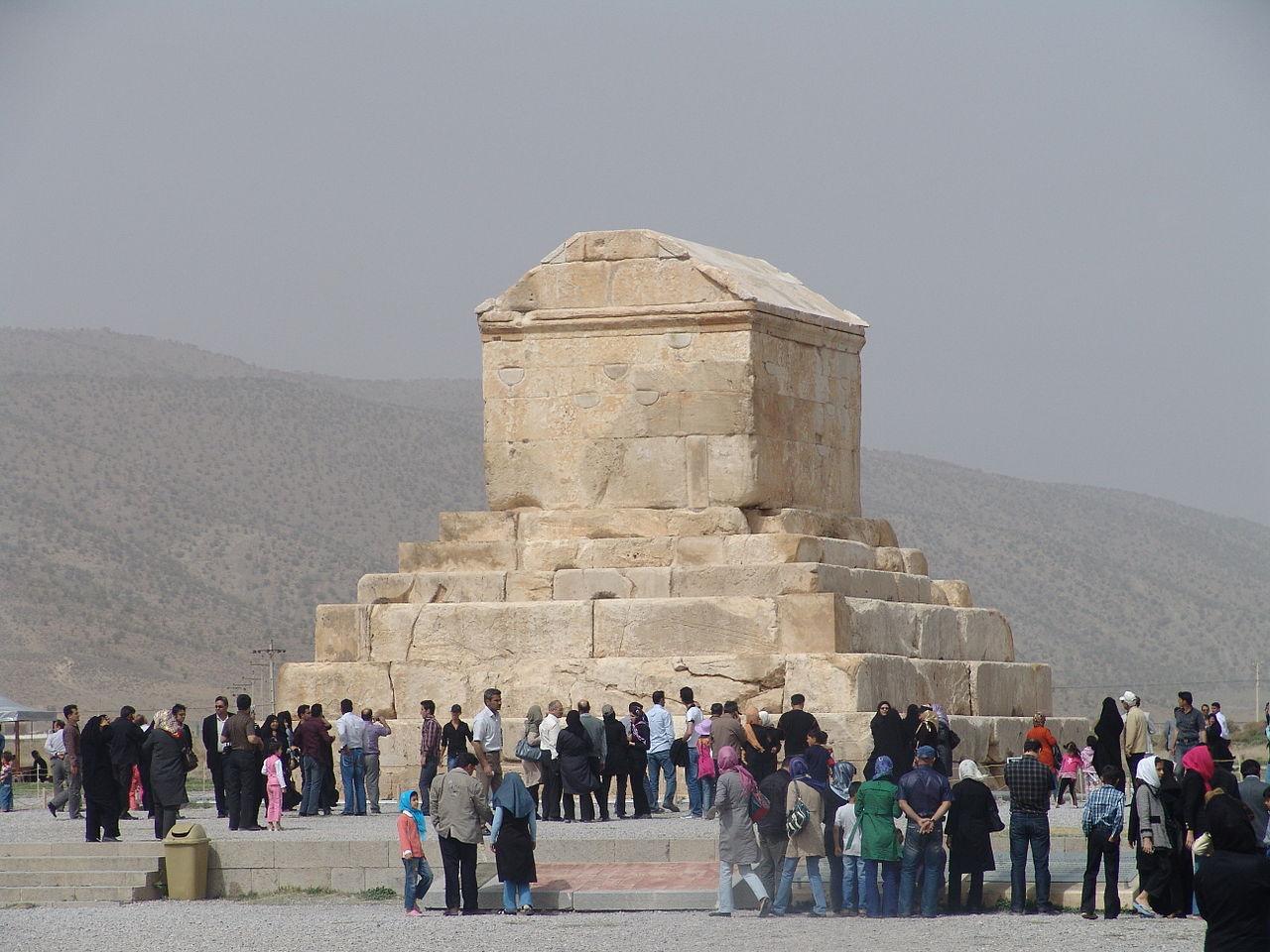 The Tomb of Cyrus the Great, 559 - 529 BC, Pasargadae, Persia, now Iran