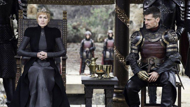 Cersei and her brother and partner Jaime Lannister, The Game of Thrones, season 7