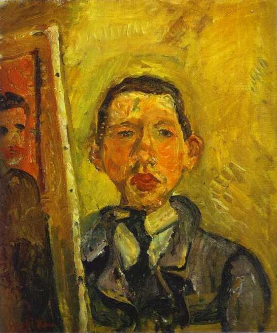 Self Portrait, Soutine, 1918