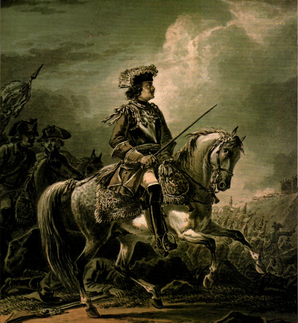 Peter I on horseback, 1824, A.Orlowski
