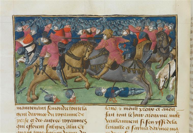 Second battle between Alexander the Great and Darius III, cr. 1470-75, France