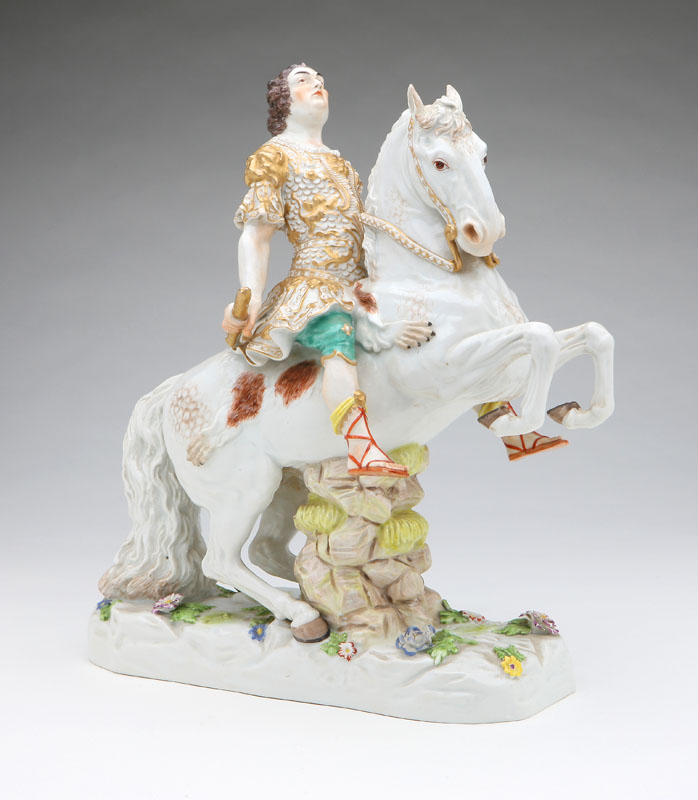 Augustus III porcelain figurine, Model by Johann J. Kaendler