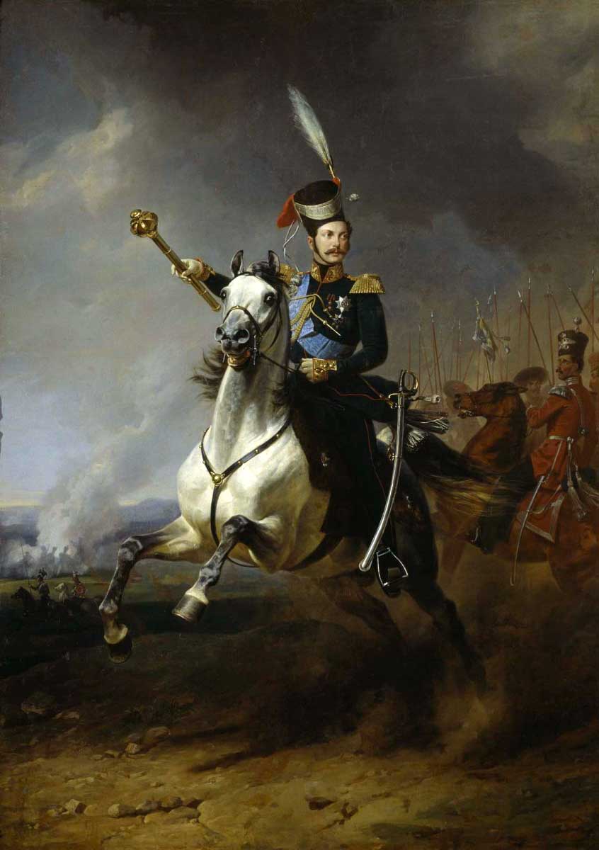 Future emperor Alexander II of Russia, 1840, Franz Kruger