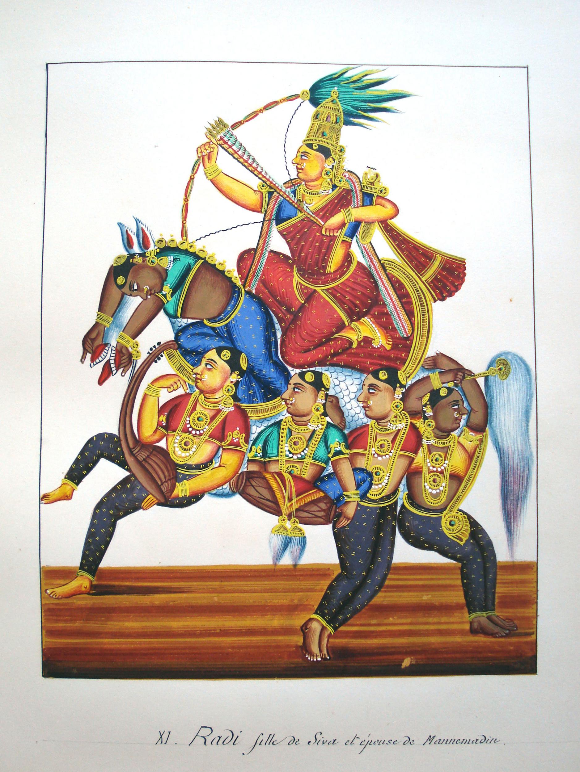 Rati, cr. 1850, Tamil Nadu, India