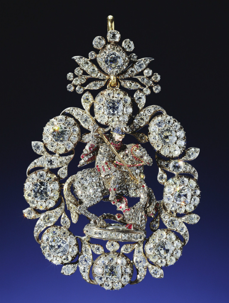 An Order of the Garter Lesser George, cr. 1750, England