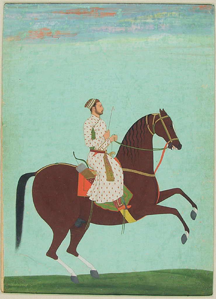 Prince on Horseback, 18th century, Mughal, India