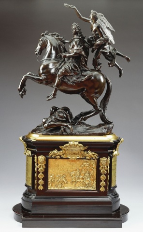 William III garlanded by Victory, early eighteenth century, French School