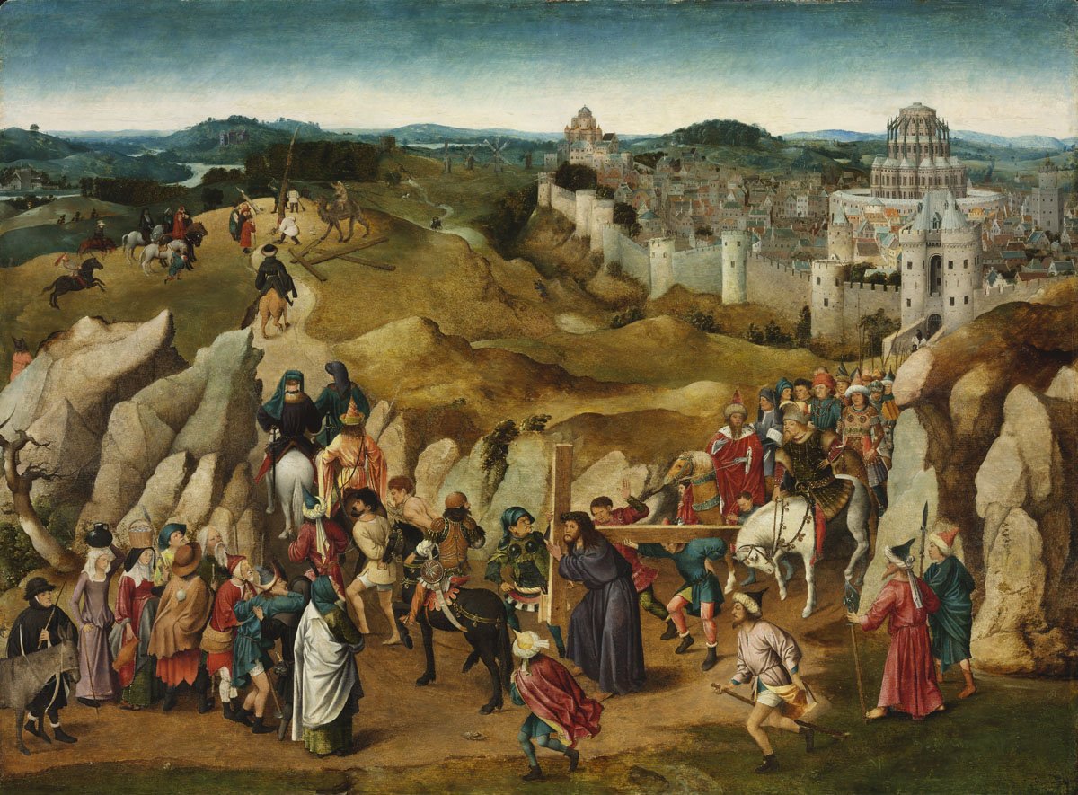 The Way to Calvary, cr. 1505–15, Jan van Eyck (after), Netherlandish