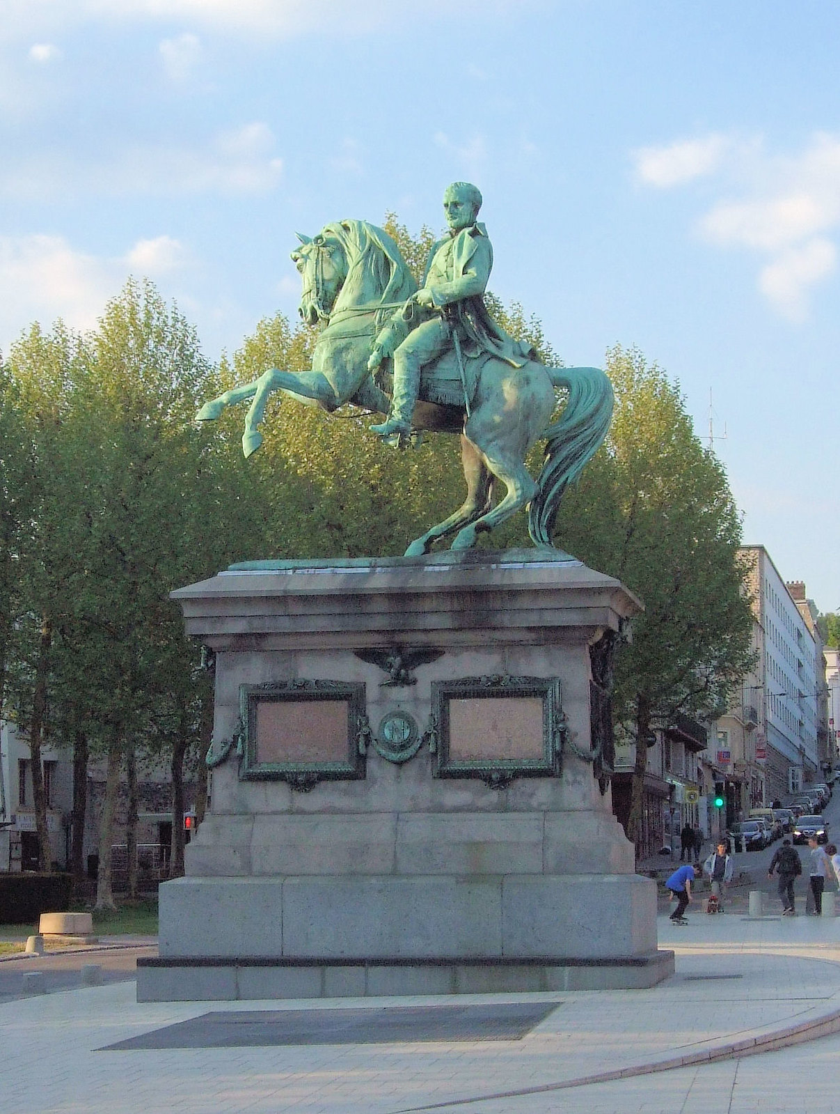 Statue of Napoléon I, 1865, Gabriel Vital Dubray, Rouen, France