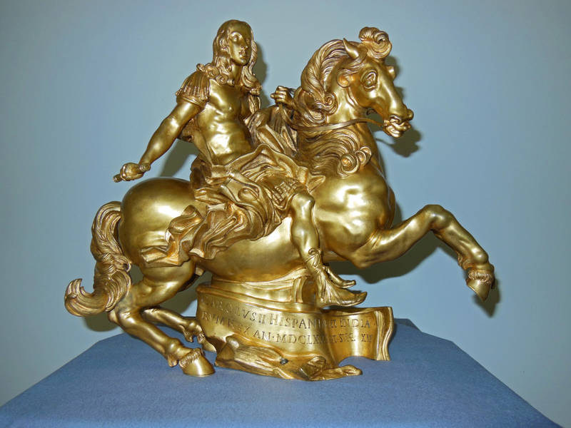 Equestrian sculpture of Charles II, 1680, Gian Lorenzo Bernini