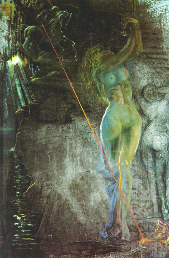 Roger Freeing Angelica. St. George and the Damsel, 1970, Salvador Dalí