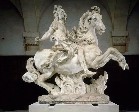 Statue of King Louis XIV, Gian Lorenzo Bernini, 1665-84, Versailles