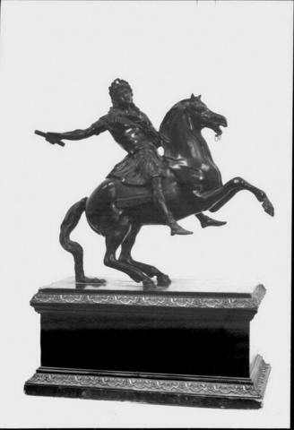 Equestrian statuette of Louis XIV, 19 century, probably after Francois Girardon (before 1692), France