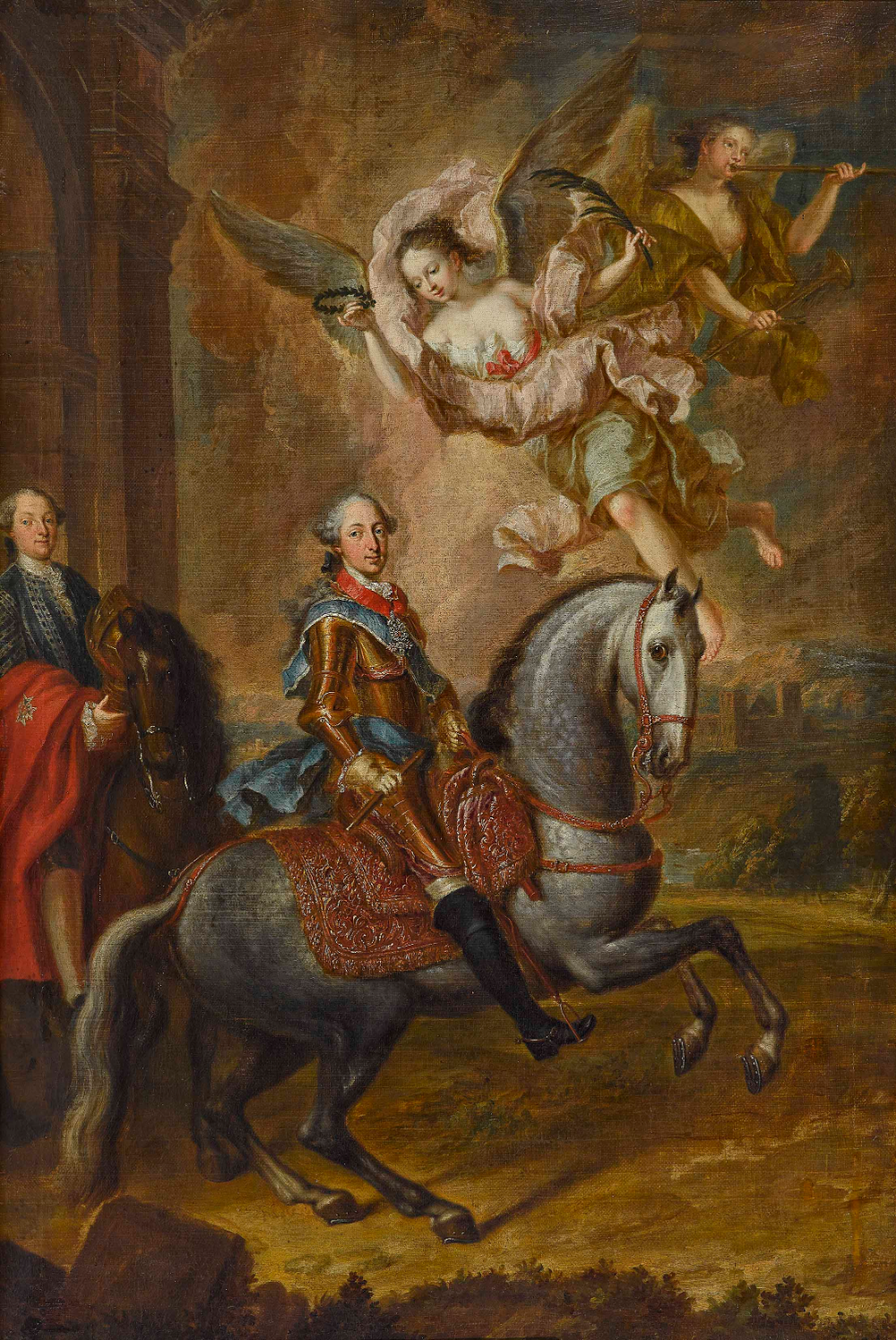 Elector Maximilian III Josef of Bavaria on horseback, 1758, Georges Desmarées, Bavaria, Germany