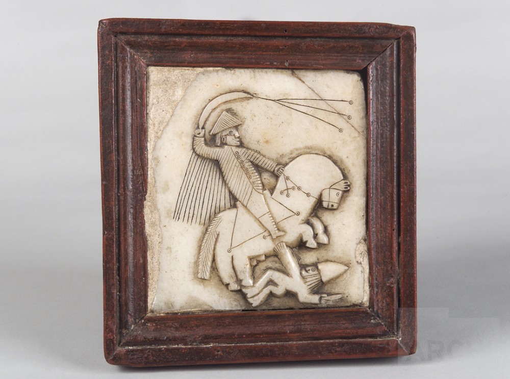 Santiago Matamoros (alabaster), 20th century, Peru