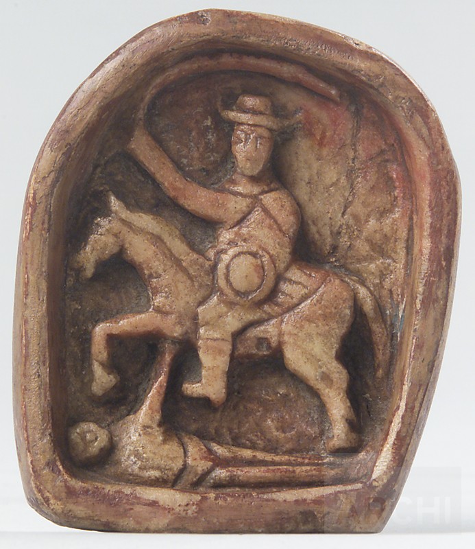 Santiago Matamoros (alabaster), 20th century, Peru