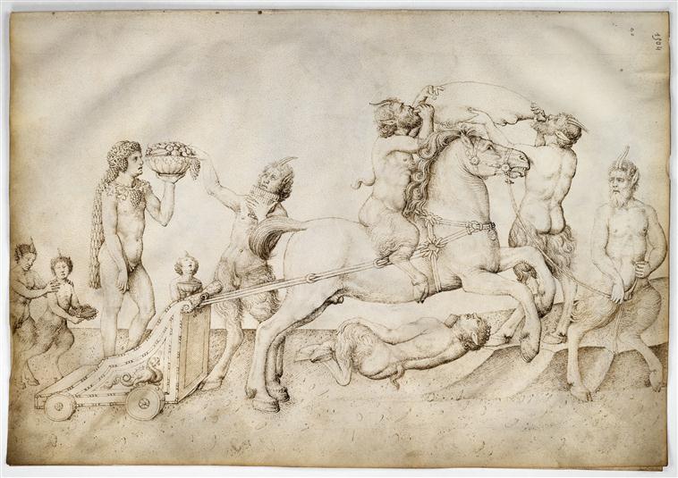 The Triumph of Bacchus, Jacopo Bellini, Louvre 36r