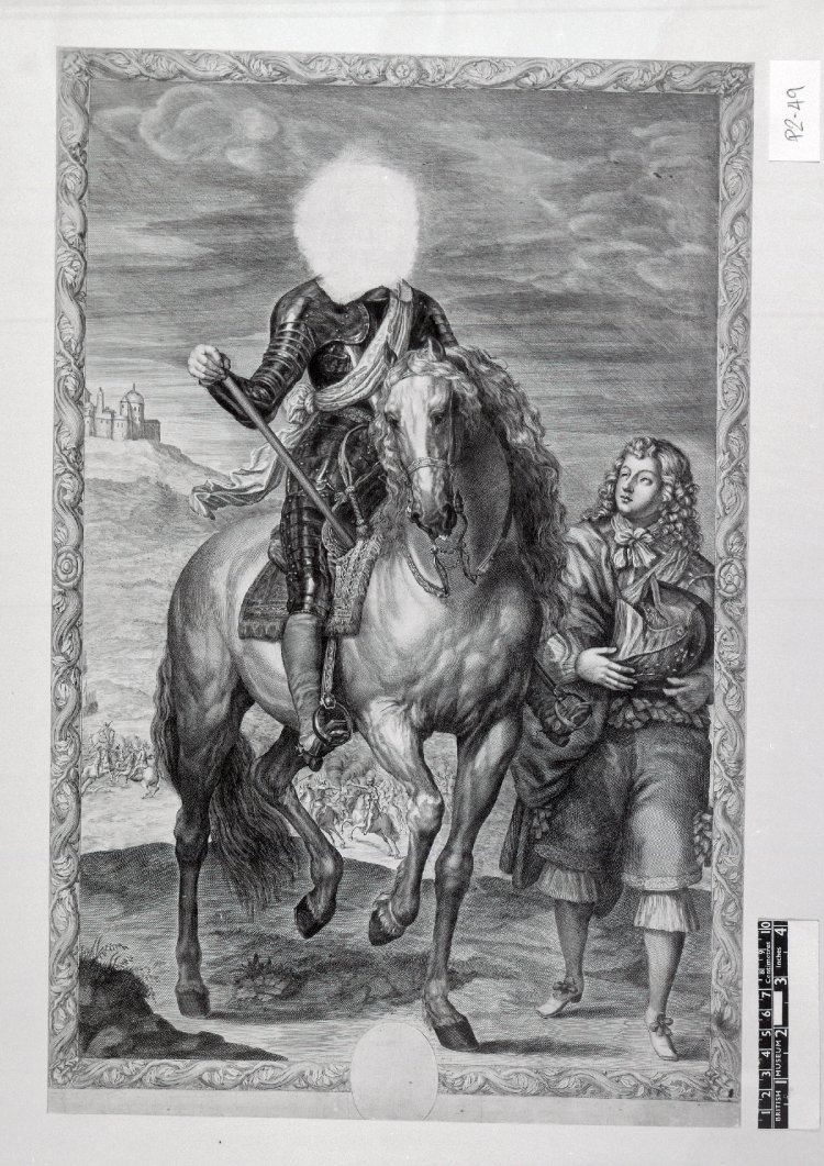 The Headless Horseman, 1655, Pierre Lombart