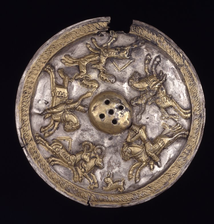 Shield-ornament (?), 4th century BC (?), Achaemenid, Persia, Oxus Treasure