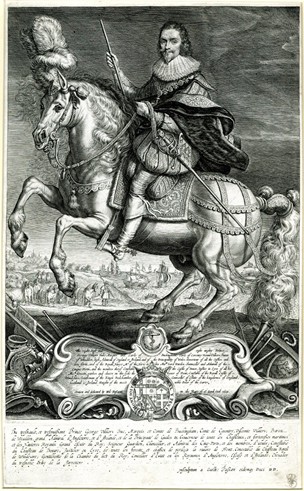 Portrait of the Duke of Buckingham, 1625, Willem van de Passe