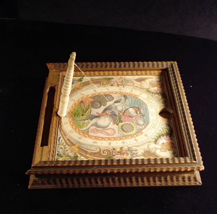 Sundial with Marcus Curtius on a prancing horse (object reconstruction), 1601, Andreas Pleninger, Regensburg, Germany