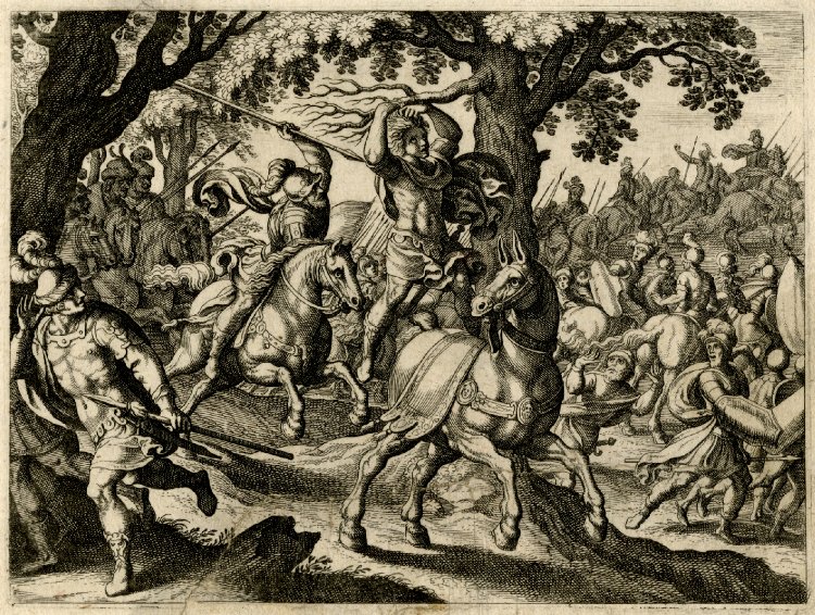 Death of Absalom, 1625-30, Matthäus Merian I, Frankfurt am Main, Germany