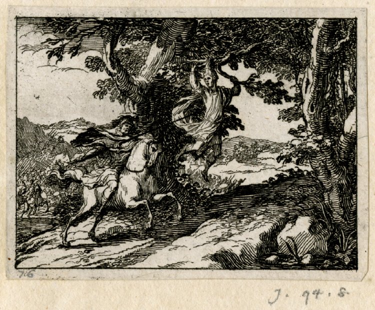 Death of Absalom, 1670-71, Sébastien Leclerc I, Paris, France