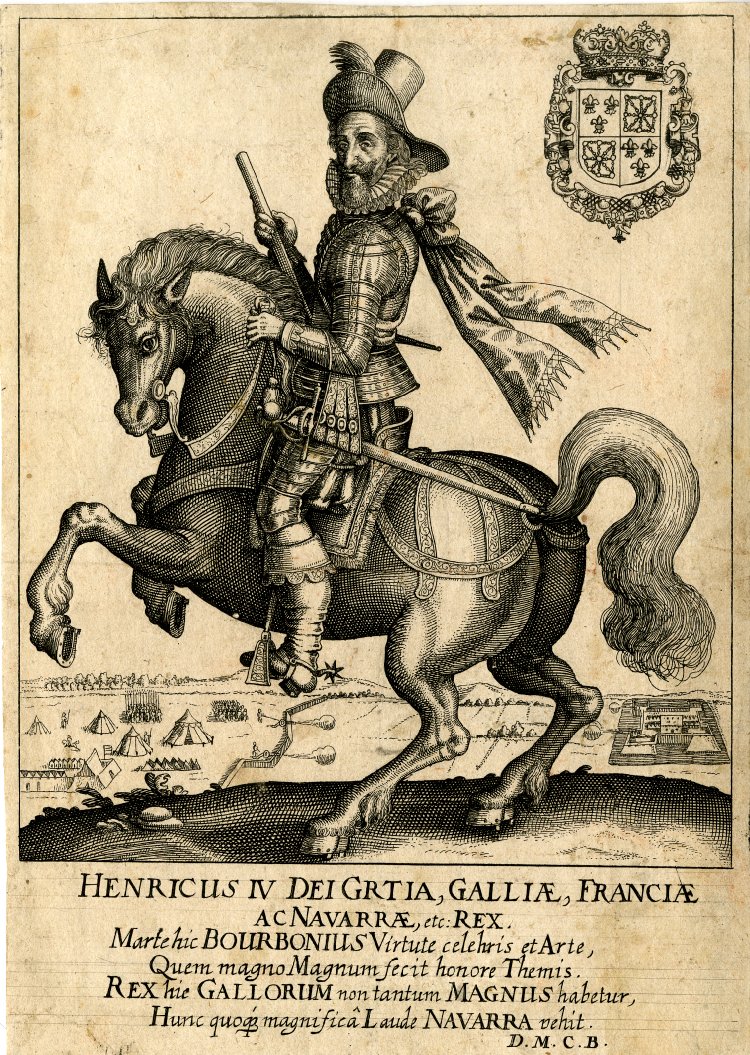 Portrait of Henri IV, King of France, 1589-1610, ?, after Hendrick Goltzius