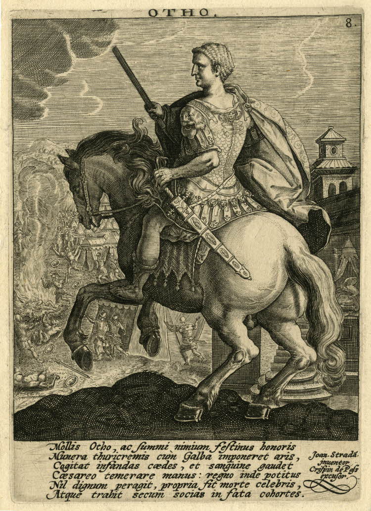 Portrait of Roman emperor Otho, 1579-1637, Jan van der Straet, Italy and Frandres