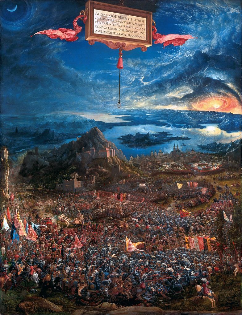 The Battle of Alexander at Issus, 1529, Albrecht Altdorfer, Bavaria, Germany