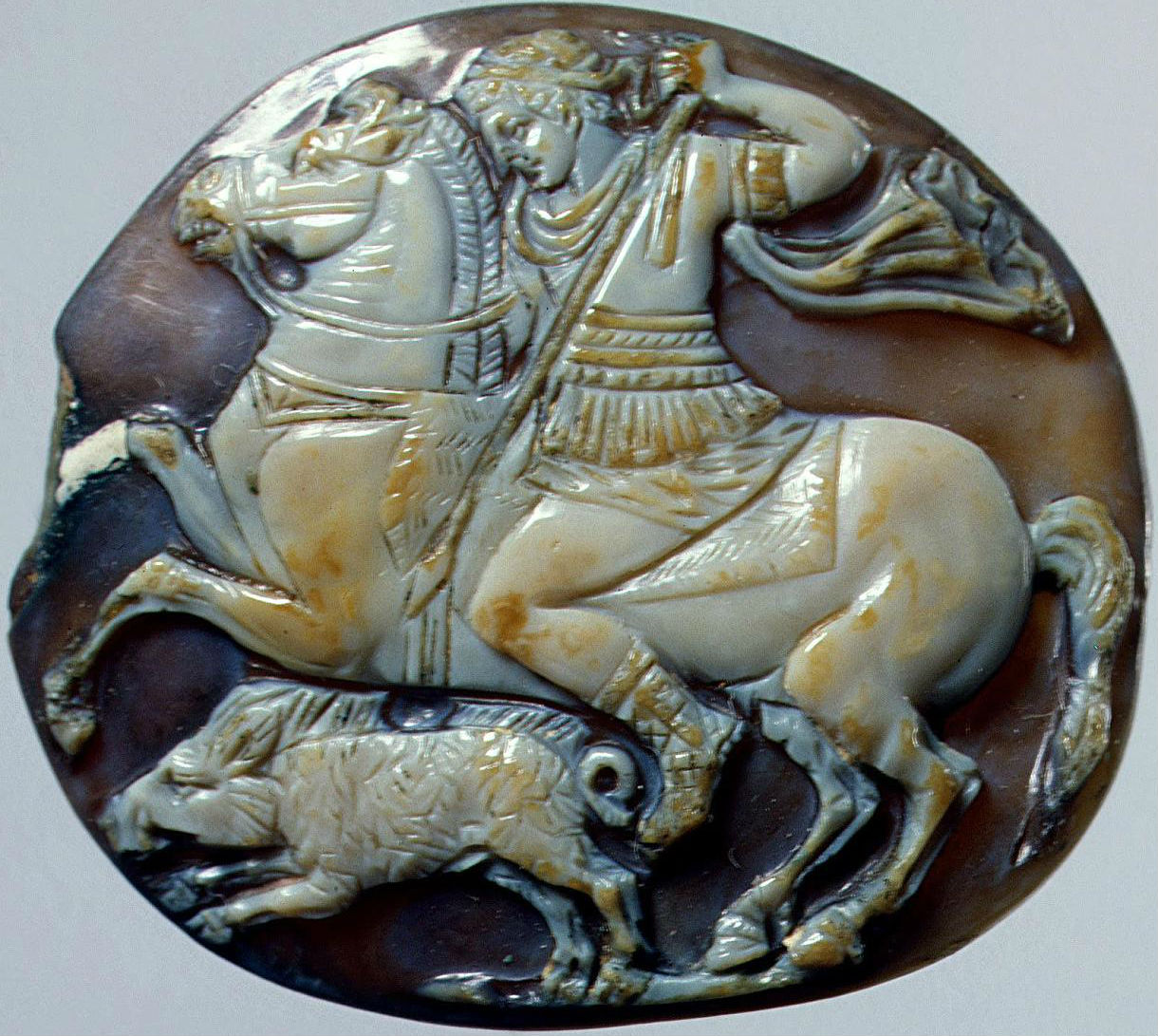 Alexander hunting boar, 1st century AD, Roman