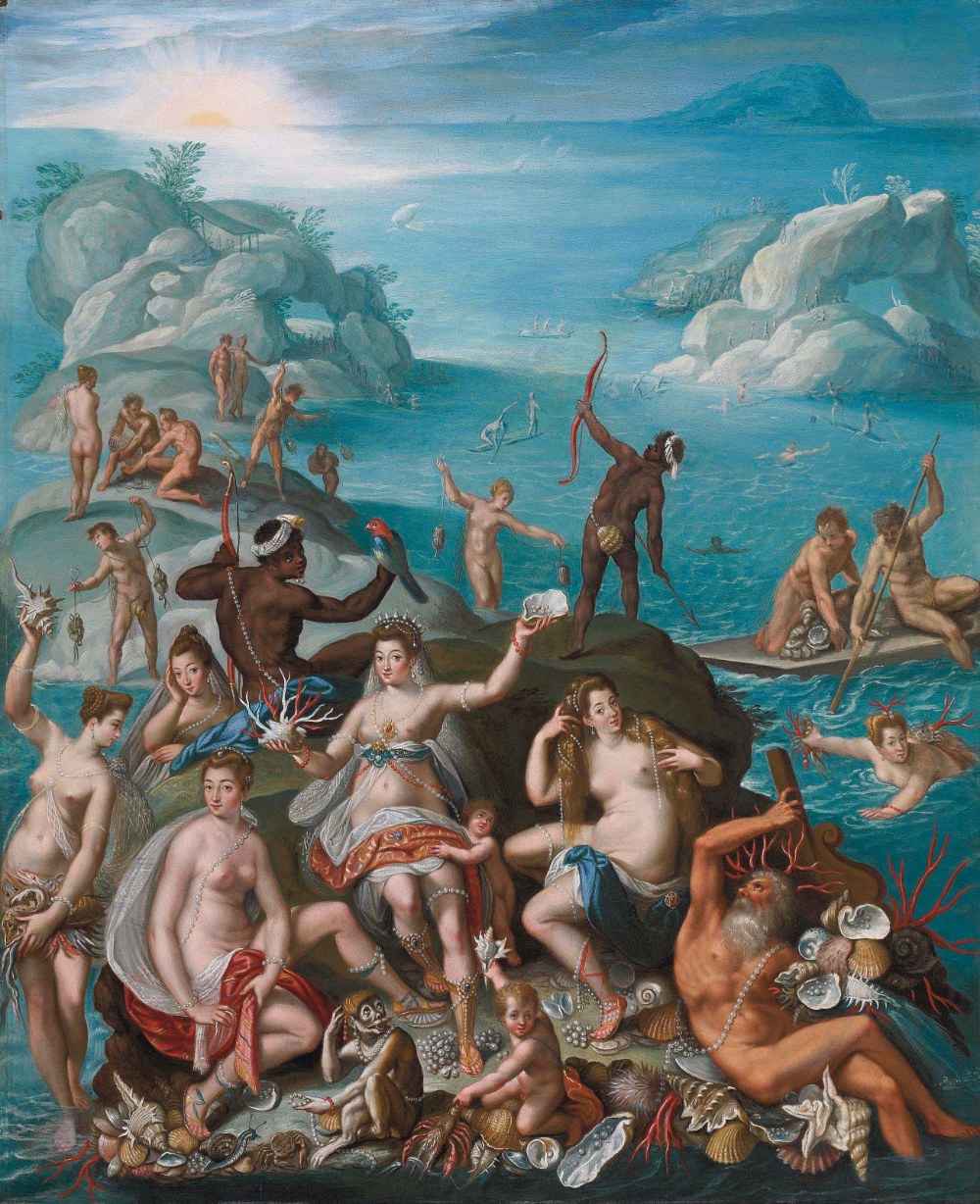 Allegory of the Treasures of the Sea, Circle of Jacopo Zucchi (cr. 1540-1596), ?, Italy