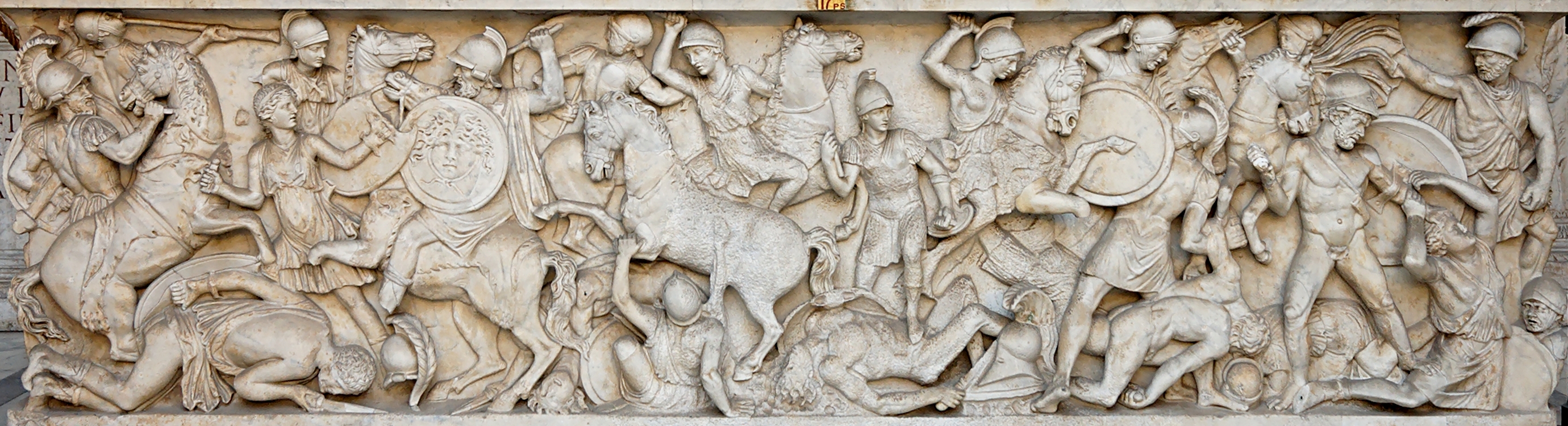 Sarcophagus with an Amazonomachy scene, cr. 160–170, Rome