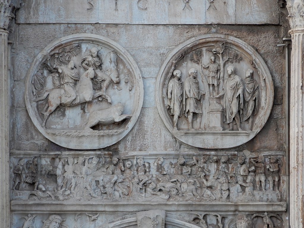 Arch of Constantine (detail), 315, Rome