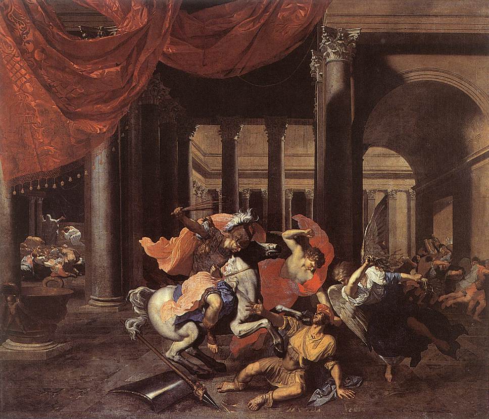 Heliodorus Driven from the Temple, cr. 1658-62, Bertholet Flemalle, Liège, Belgium