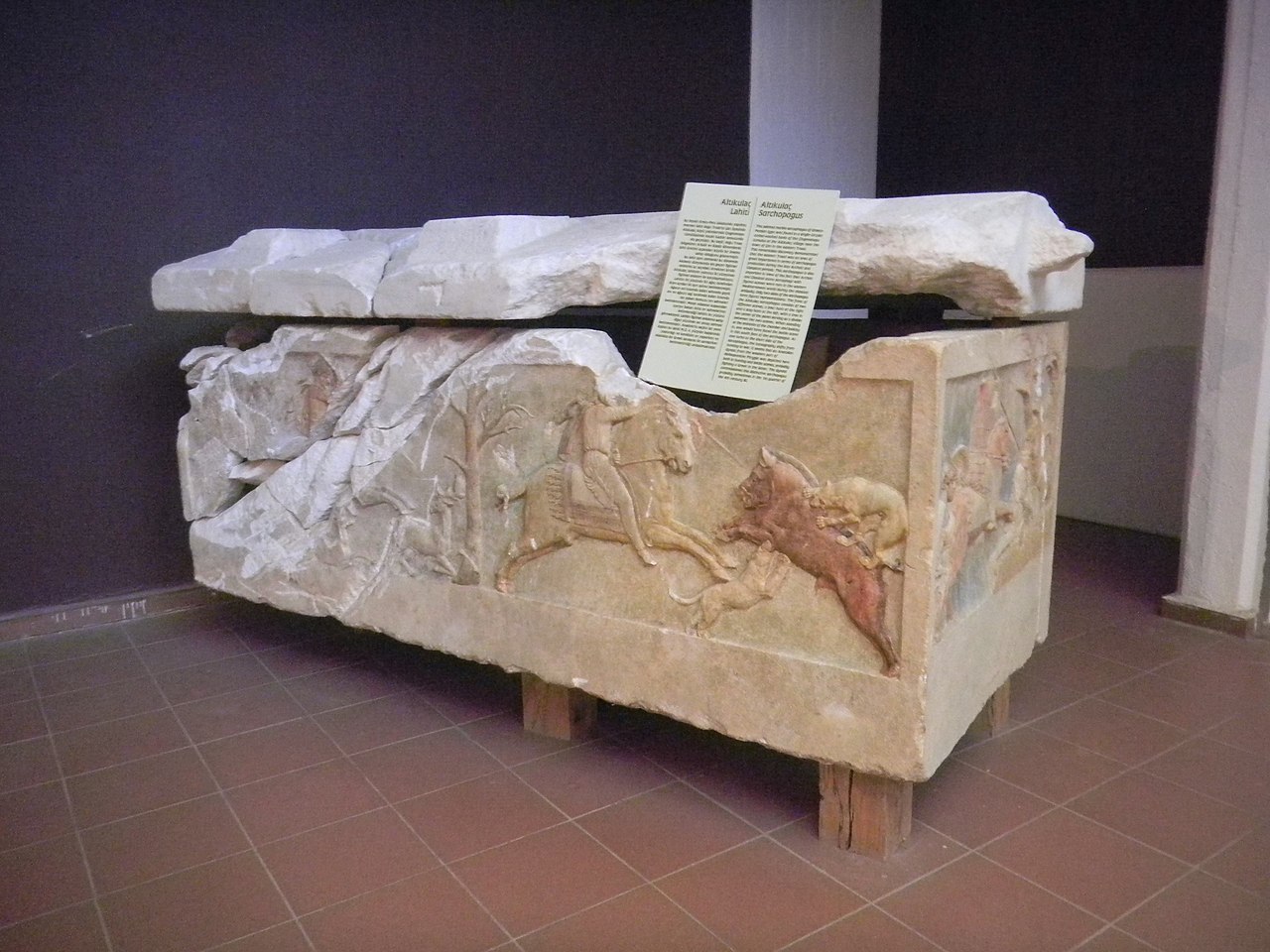 The Çan Sarcophagus, 400-375 BC, village of Altıkulaç, near Çan, modern-day Turkey