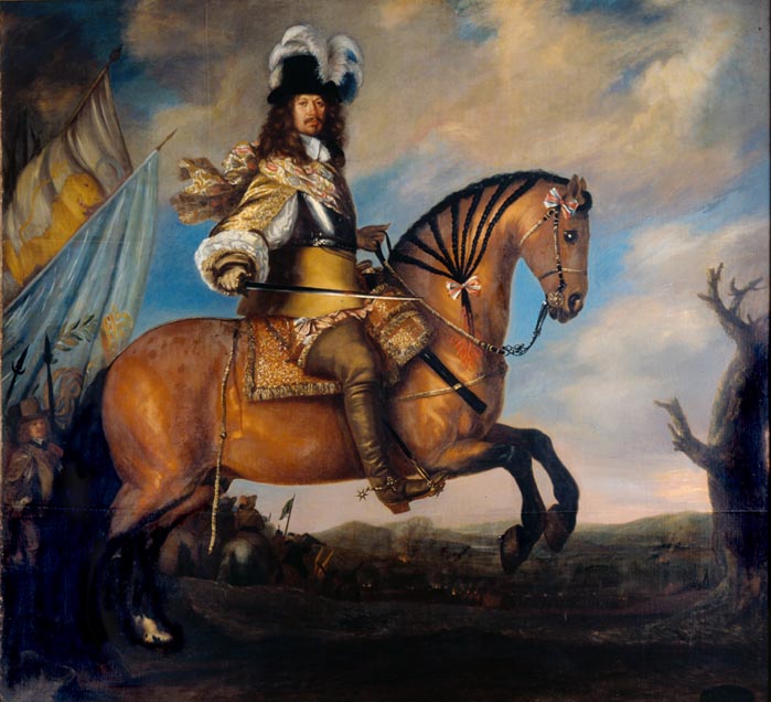 Equestrian portrait of Carl Gustaf Wrangel, 1652, David Klöcker Ehrenstrahl