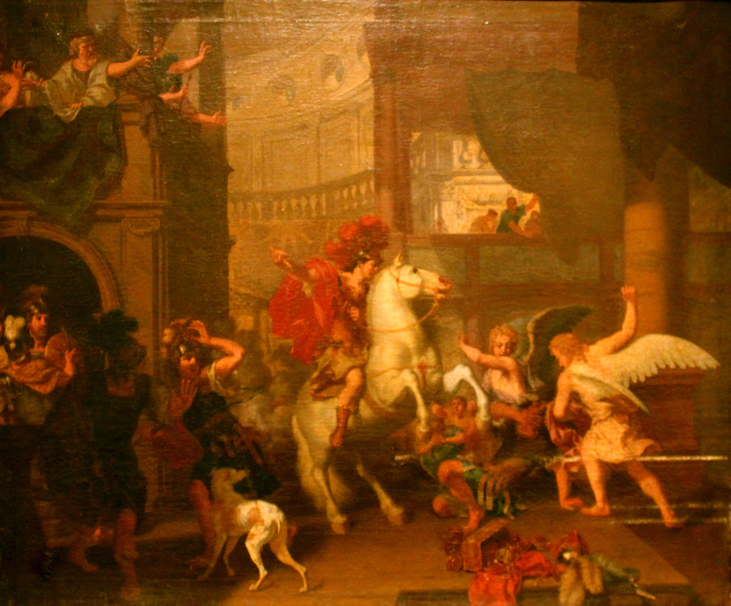 Expulsion Of Heliodorus, before 1690, Charles Le Brun, Paris, France