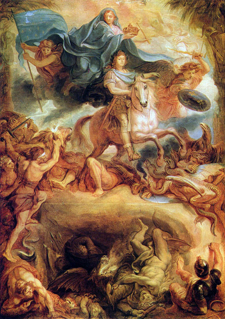 Apotheosis de Louis XIV, 1677, Charles Le Brun