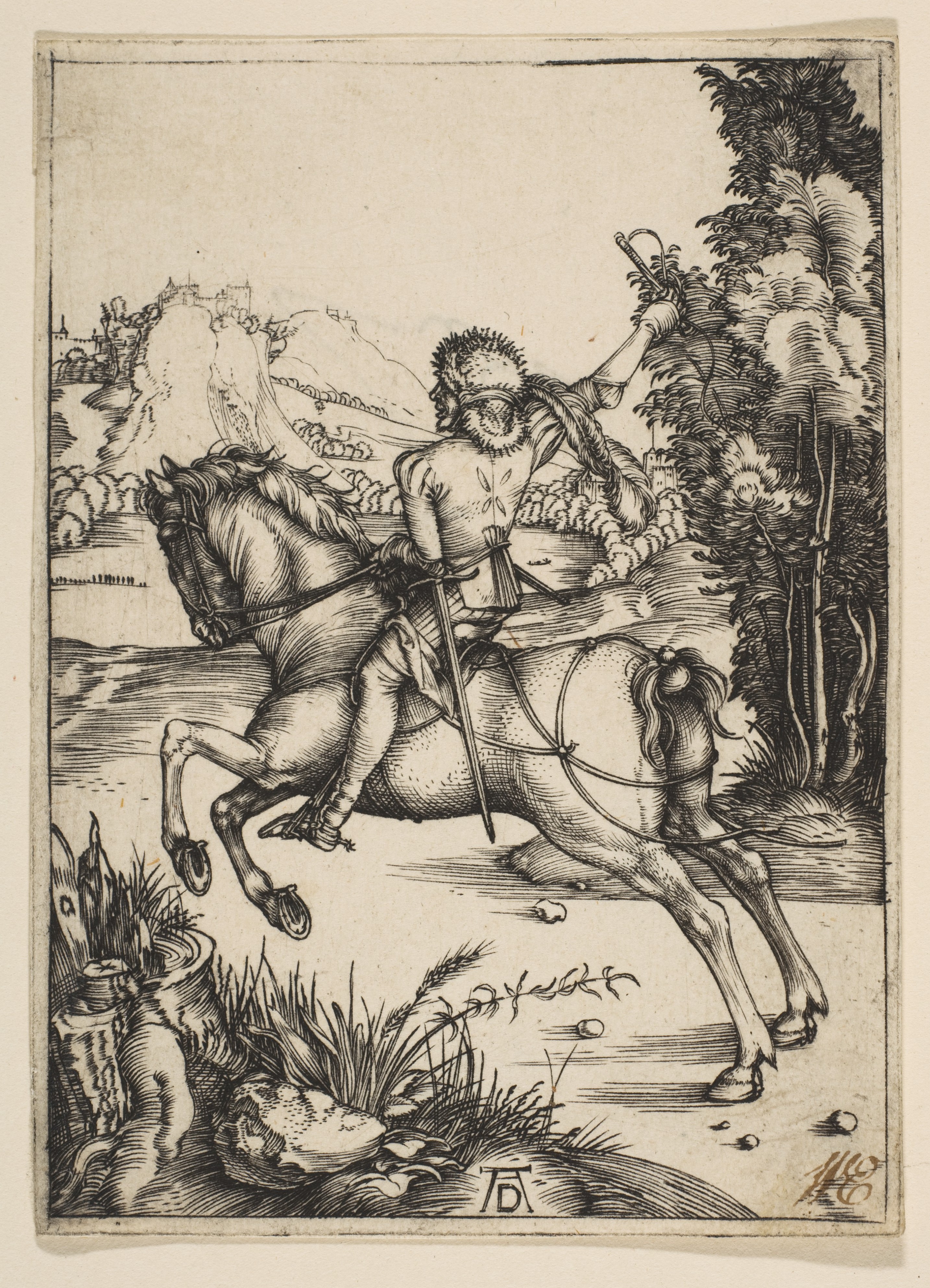 The Little Courier, cr. 1496, Albrecht Dürer, Germany