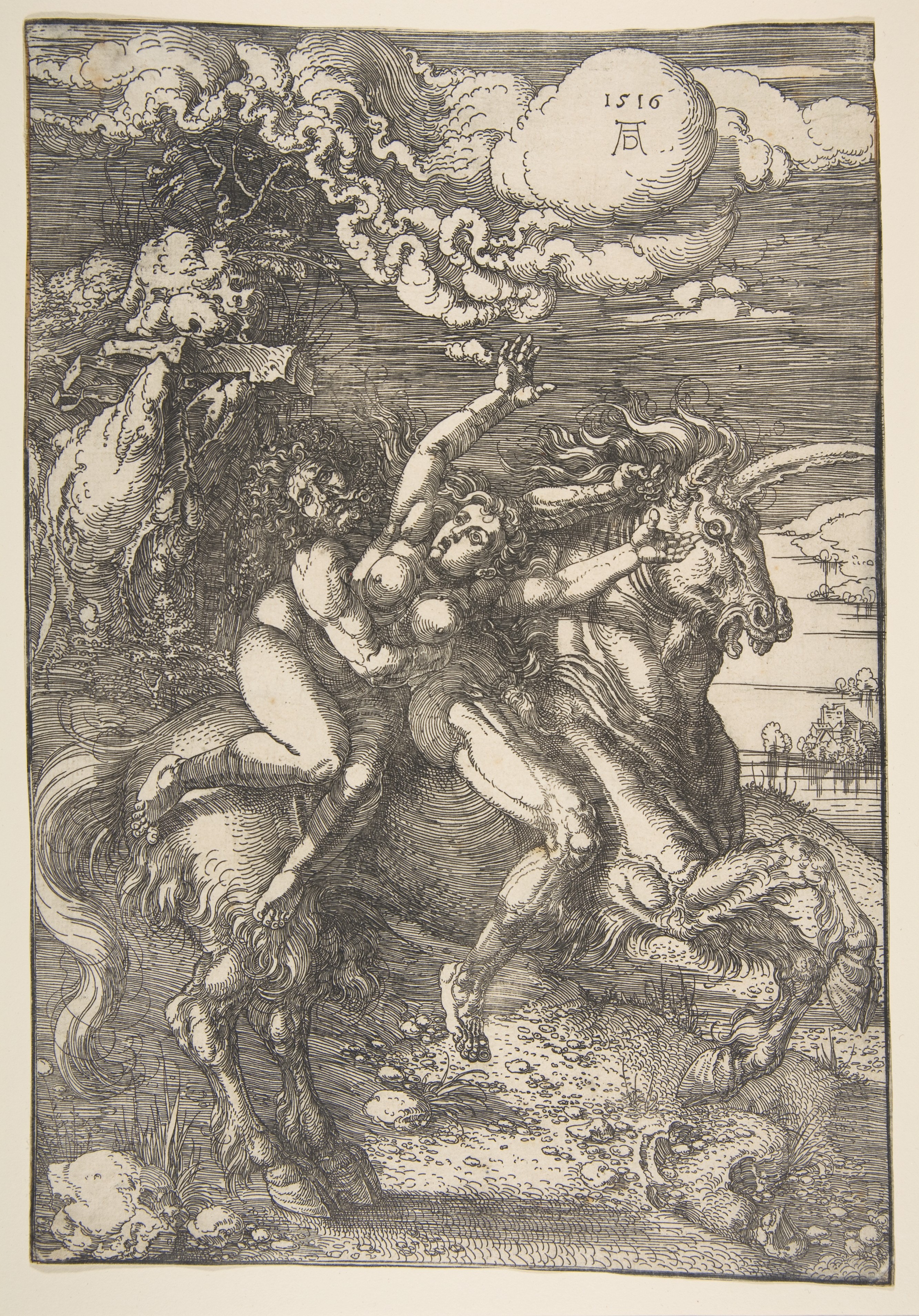 Abduction of Proserpine, 1516, Albrecht Dürer, Germany