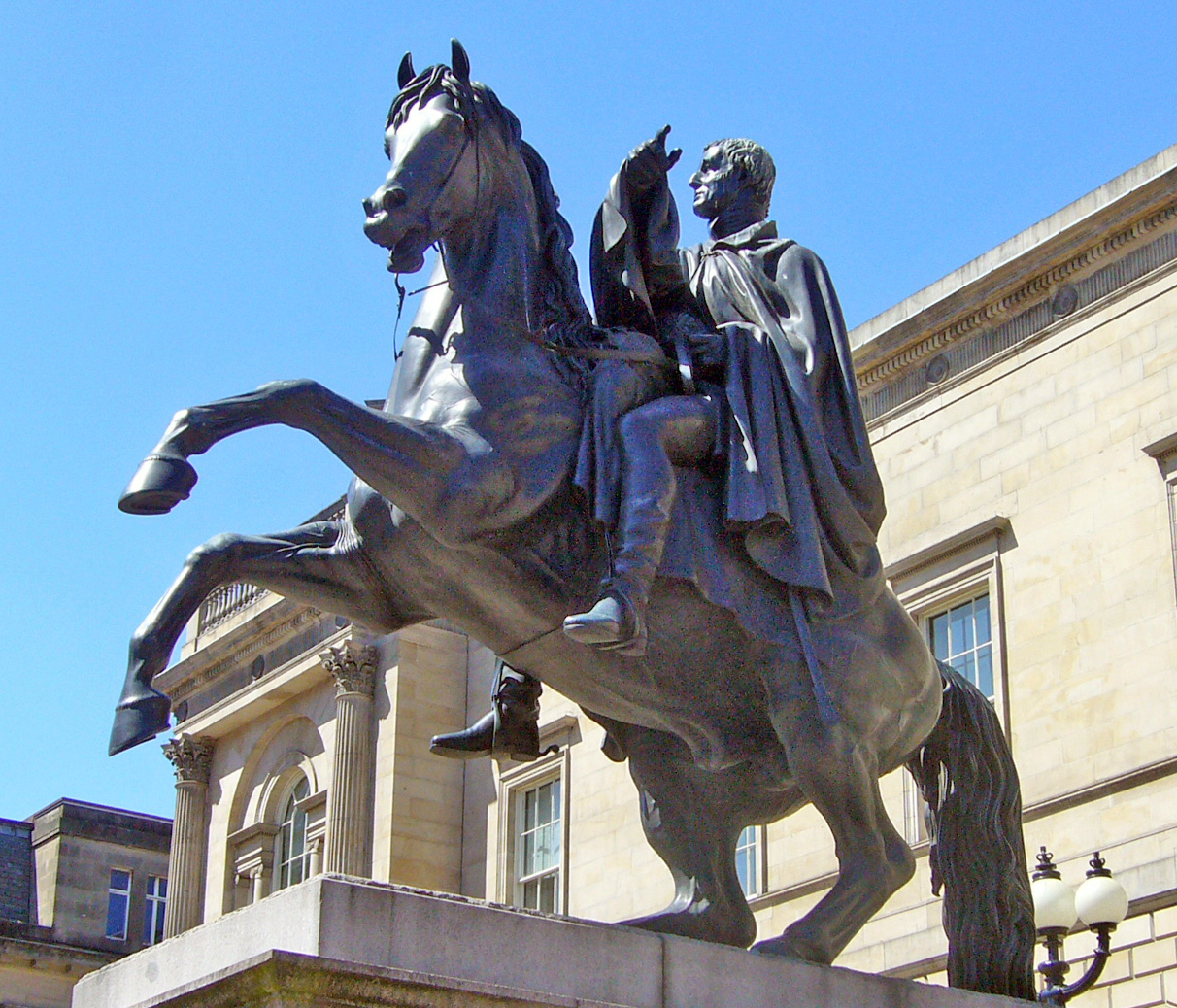 The Duke of Wellington statue, 1852, Sir John Steel, Edinburgh