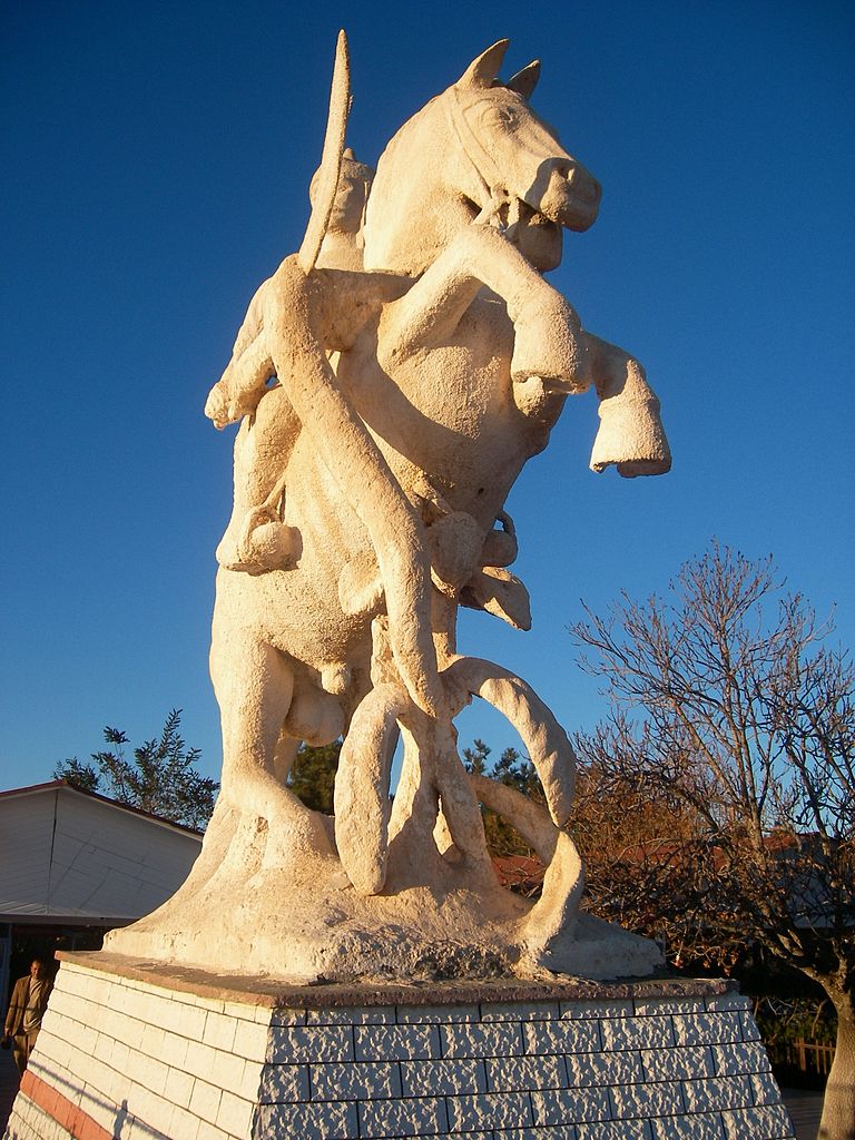 Statue of Belek Ghazi, 1964, Nurettin Orhan, Elazig, Turkey