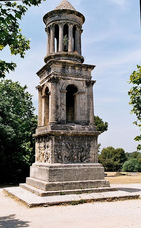 Mausoleum of the Julii, cr. 40 BC, Glanum, part of Roman Republic (now Saint-Rémy de Provence, France)