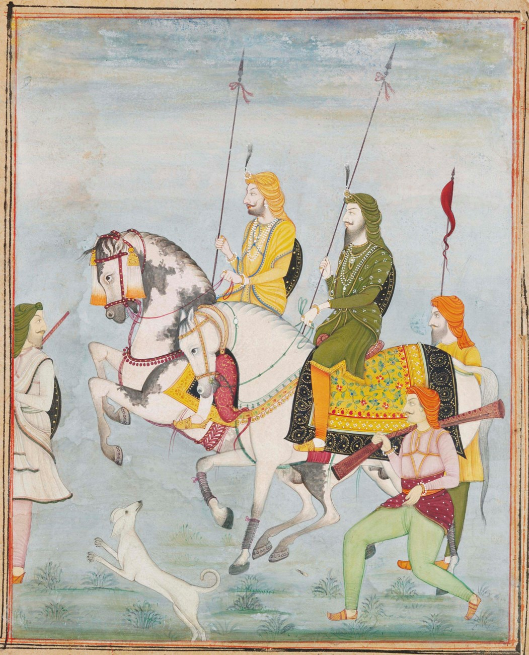 Hira Singh and Ranjit Singh, cr. 1820, India