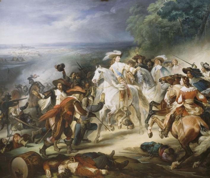 Battle of Rocroi (1643), cr. 1834, François Joseph Heim, Galerie des Batailles, Versailles, France